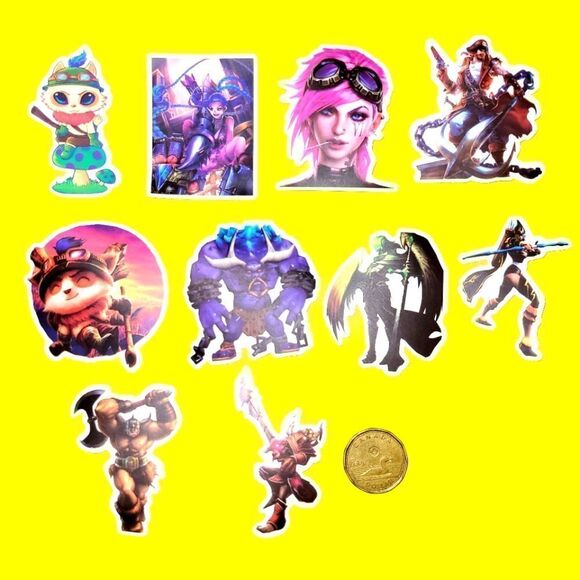 3/$20 Brand New 10x Waterproof Legend Stickers #1 - Picture 1 of 1